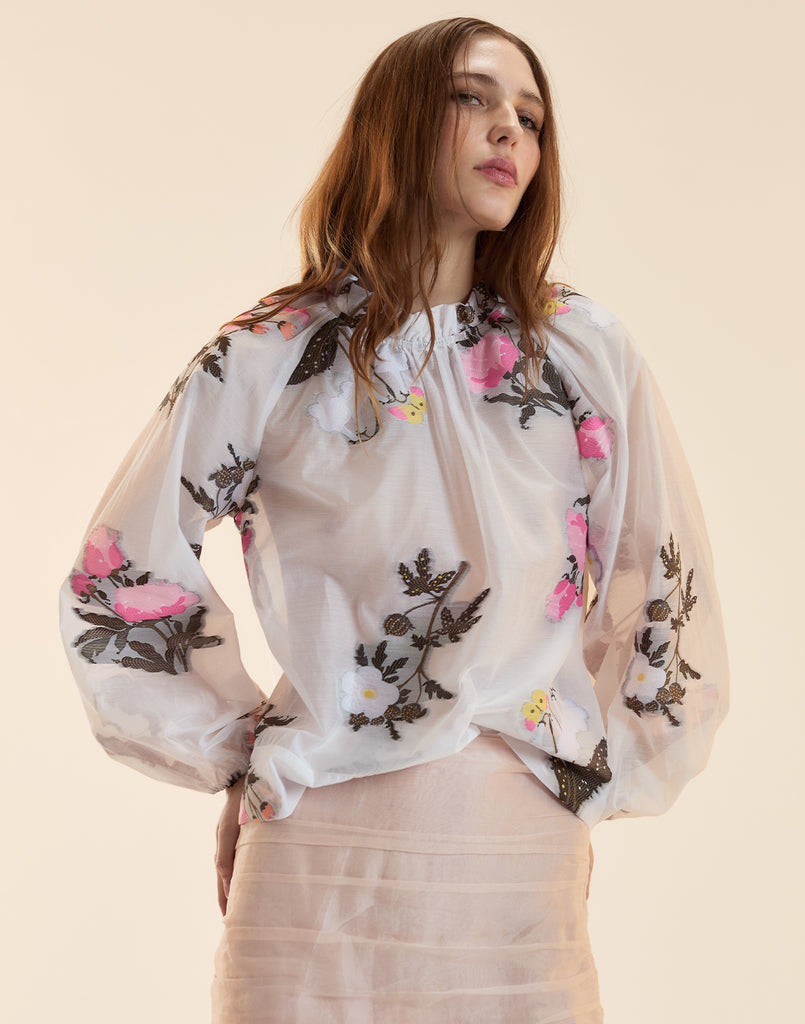即日発送【新品】Bibiy CYNTHIA CROPPED BLOUSE BIBIY. MADE | CYNTHIA CROPPED BLOUSE｜Bibiy.
