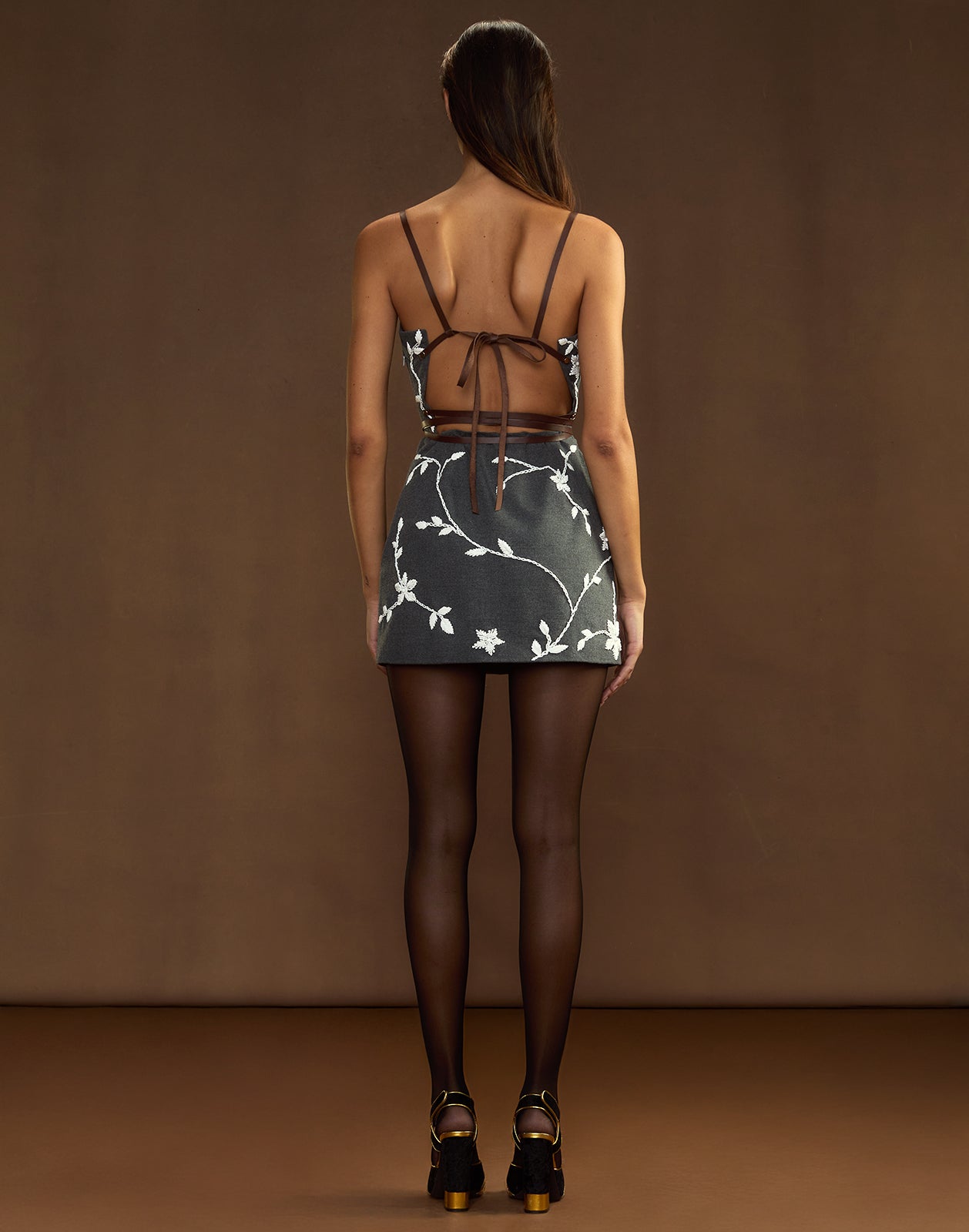 Cynthia Rowley Fleur Embellished Dress