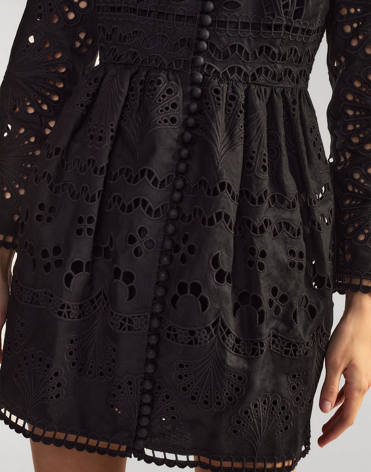 Cynthia Rowley Eva Embroidered Mini Dress