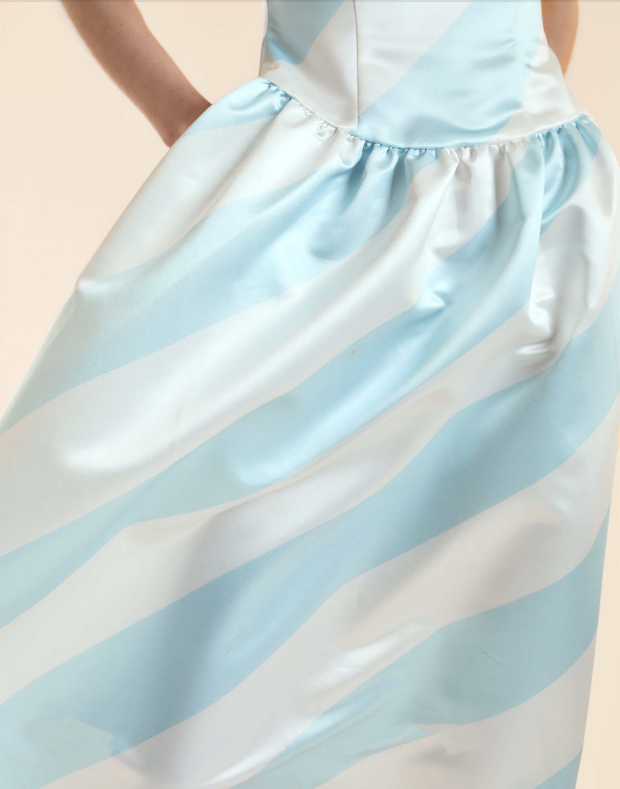 Cynthia Rowley Genevive Satin Midi Dress