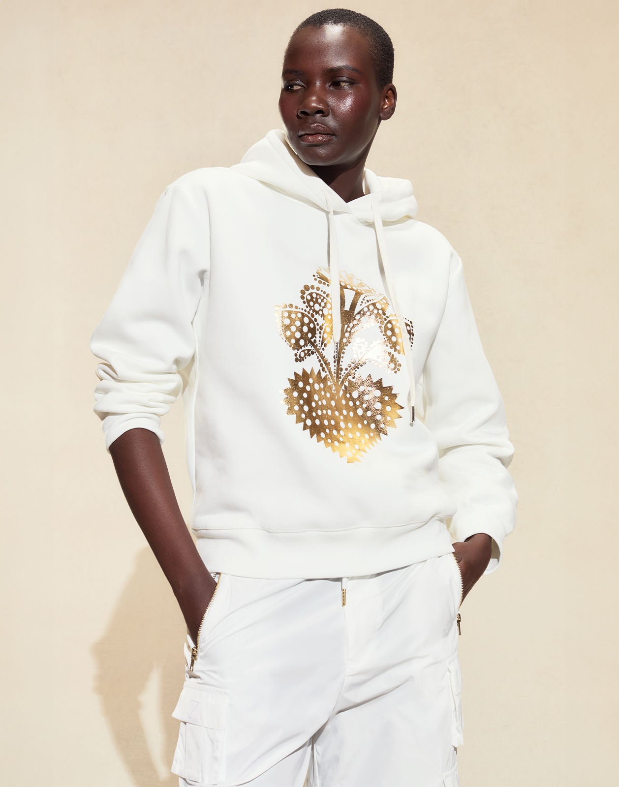 Cynthia Rowley Heart of Gold Hoodie