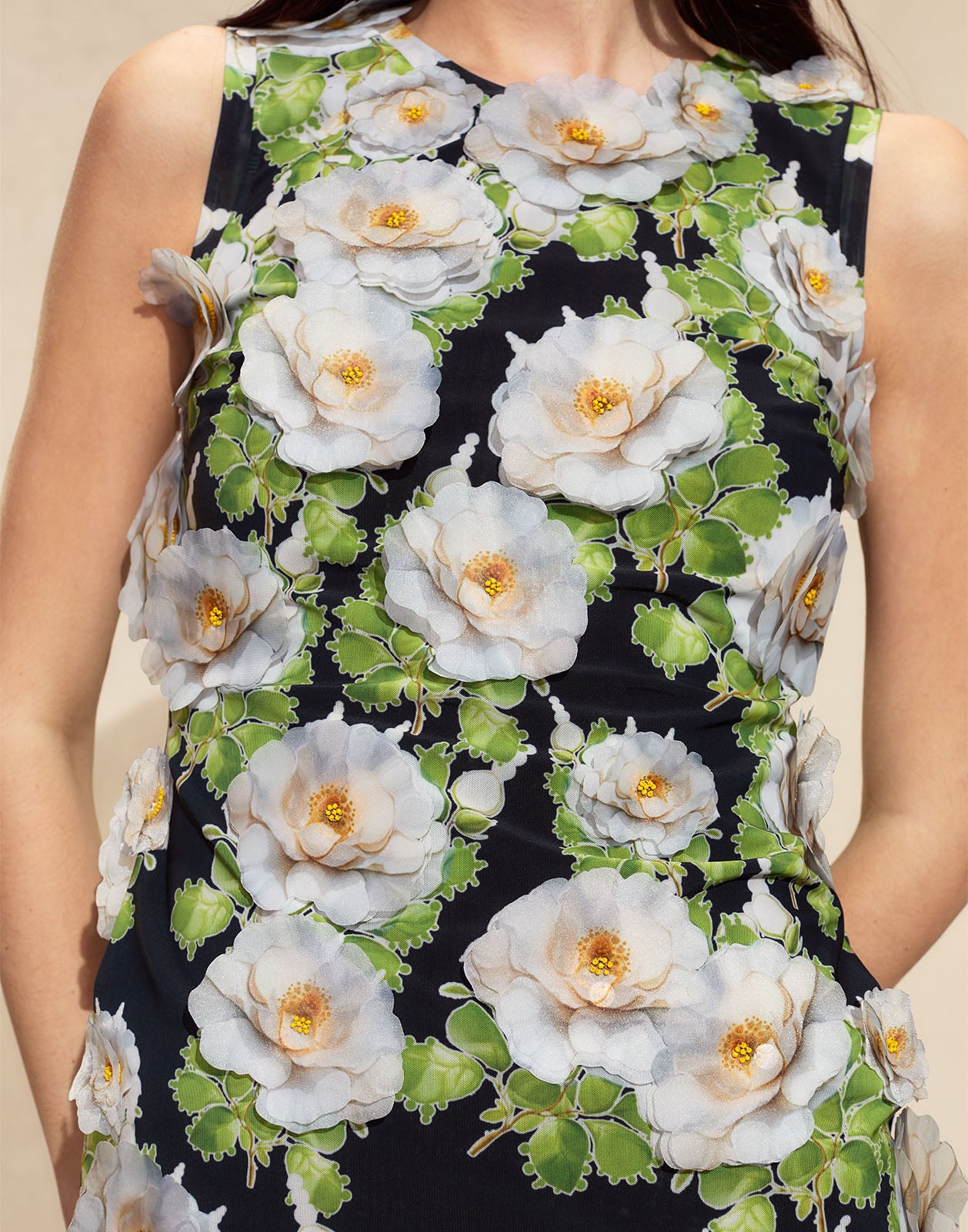 Cynthia Rowley Cornelia Appliqué Mini Dress