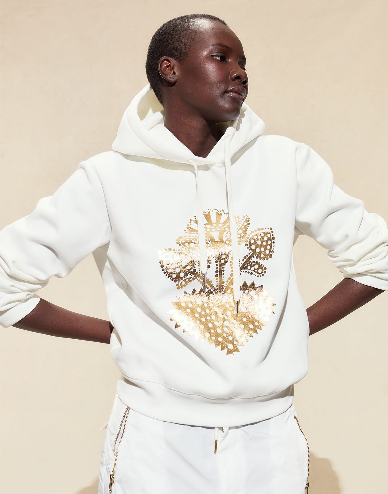 Cynthia Rowley Heart of Gold Hoodie