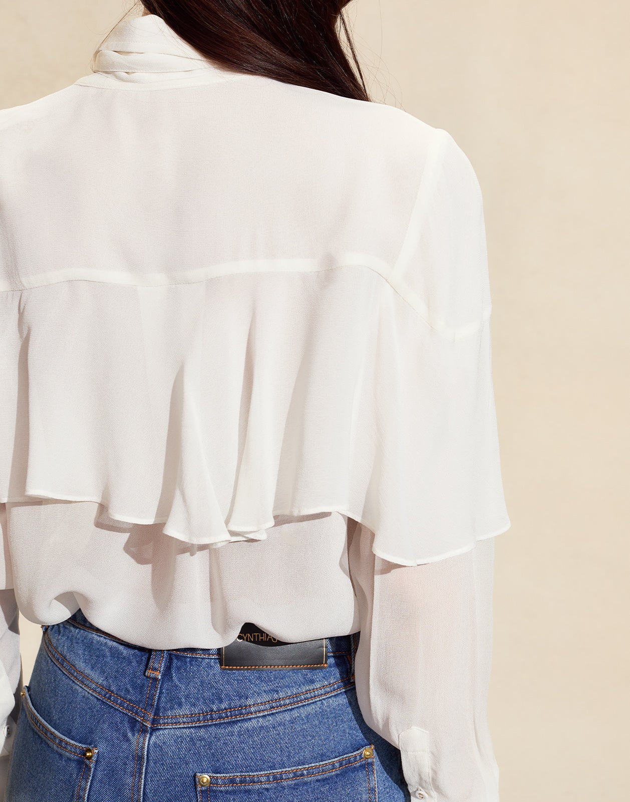 Cynthia Rowley Camille Ruffle Blouse