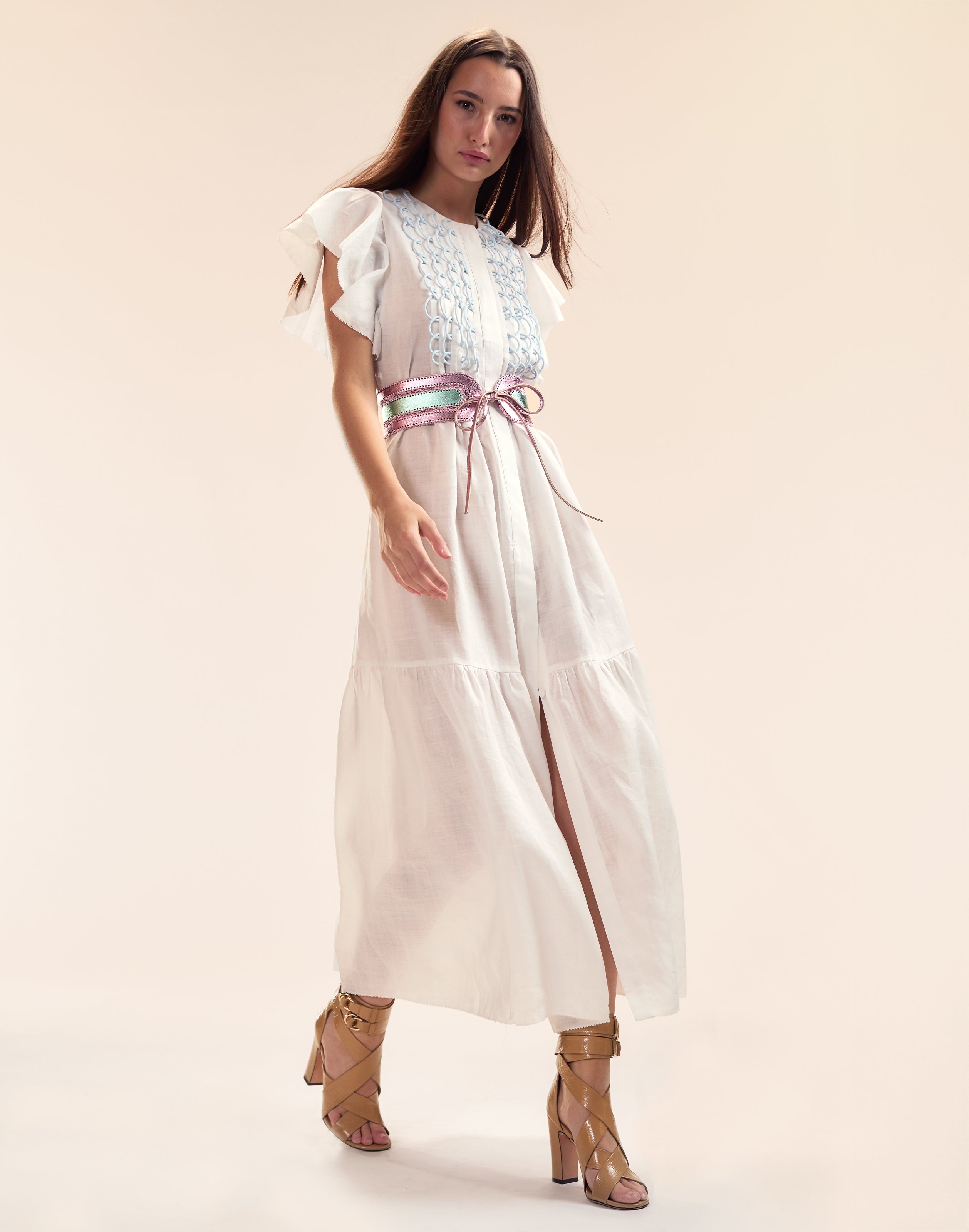 Cynthia Rowley Mallorca Ramie Kaftan