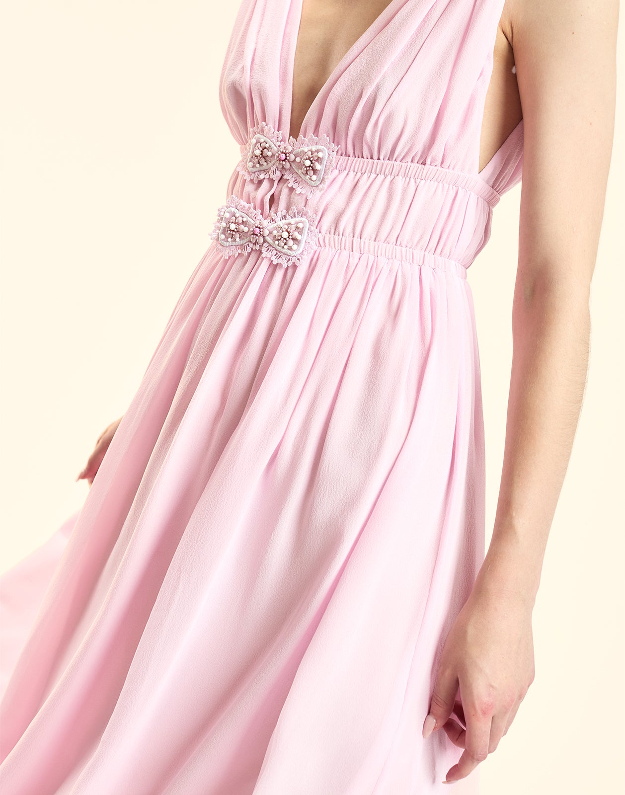 Amelie Silk Midi Dress