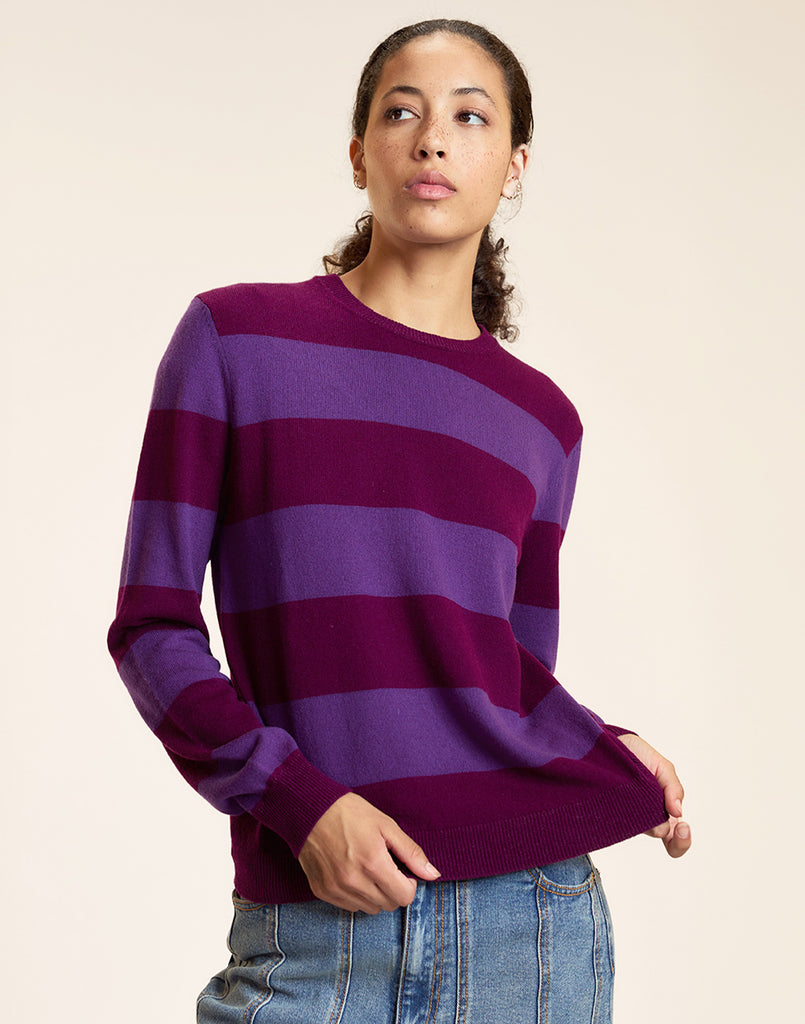 Lucky Stripes Cashmere Sweater – Cynthia Rowley