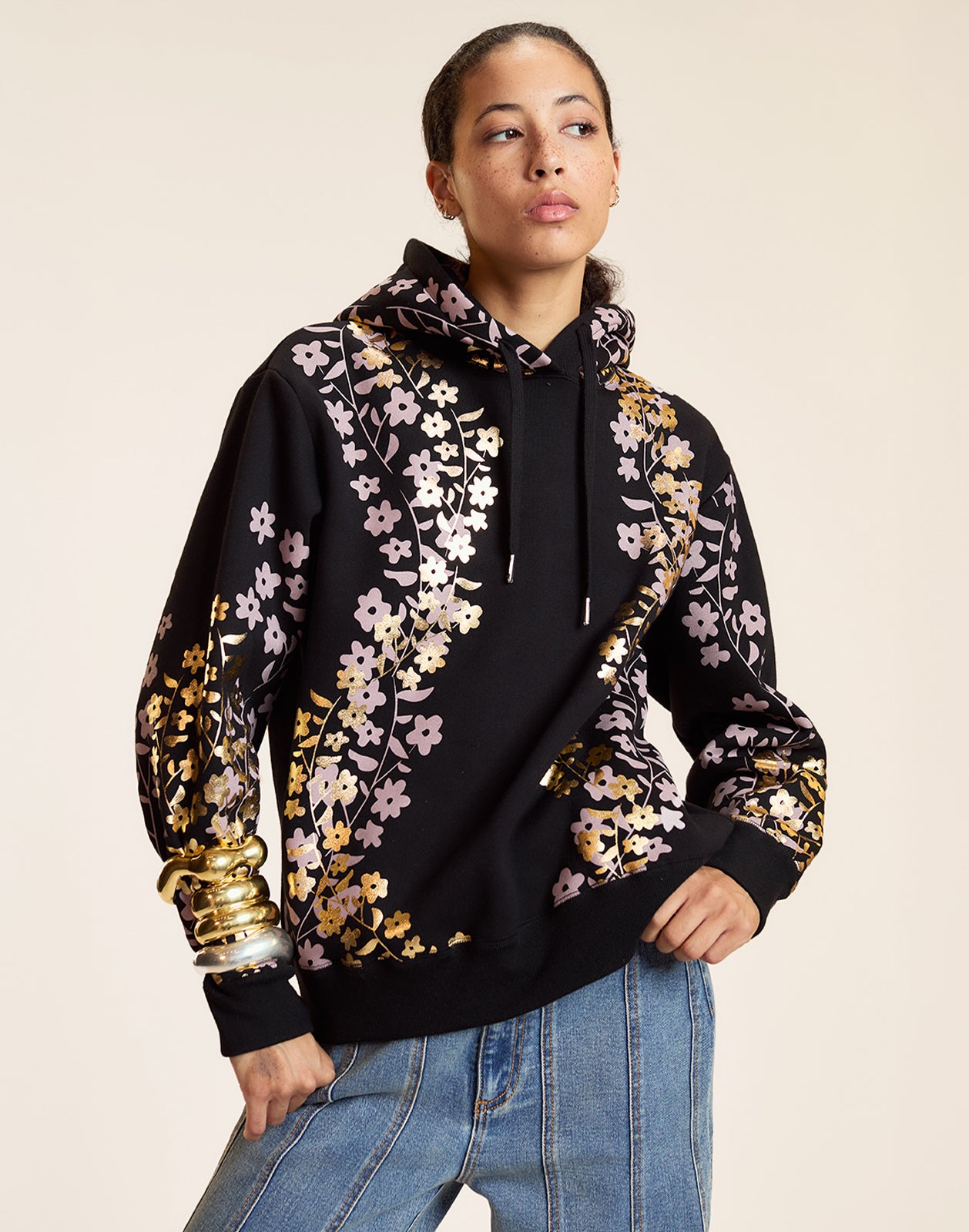 Gold Foil Hoodie