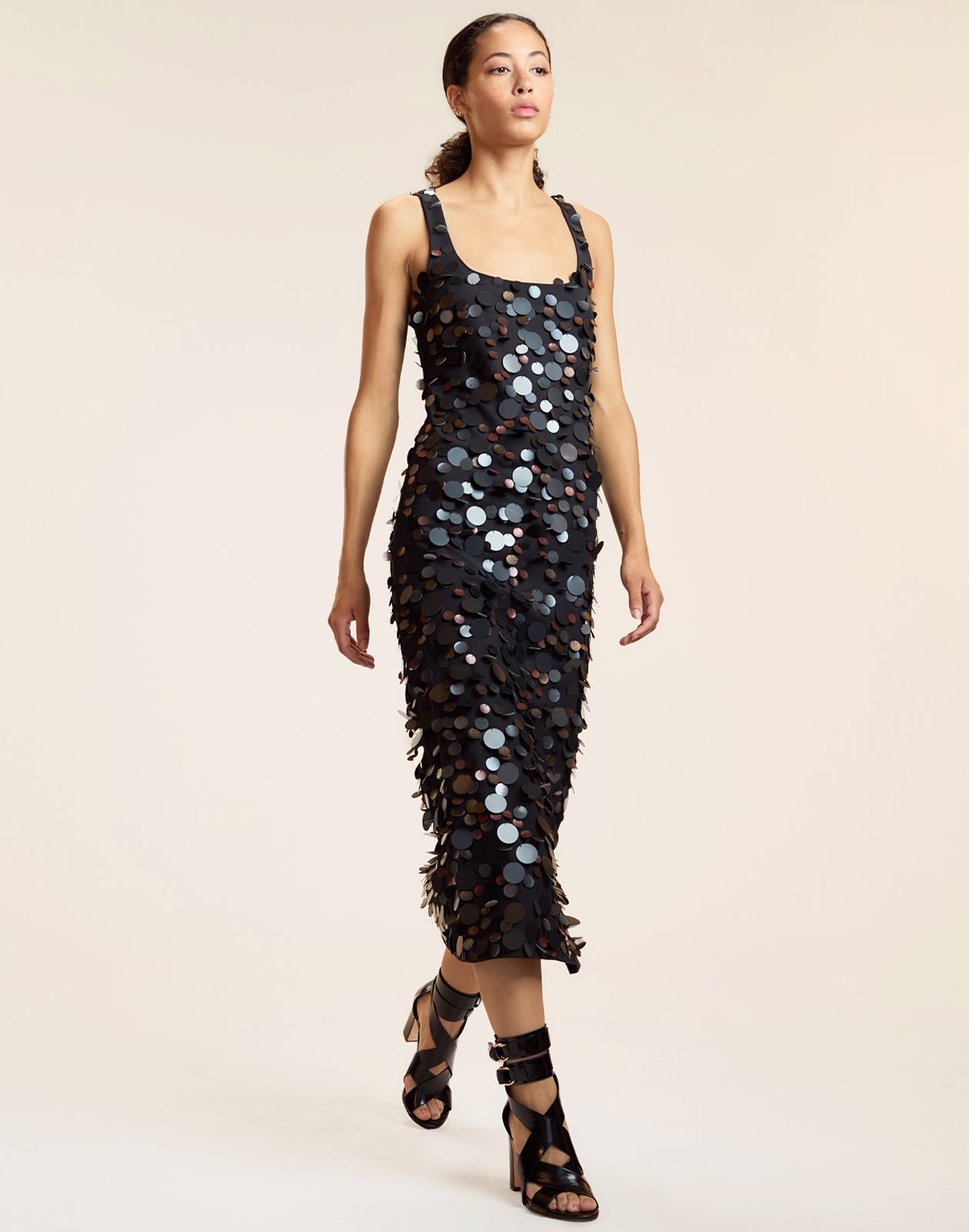 Paola Paillette Dress