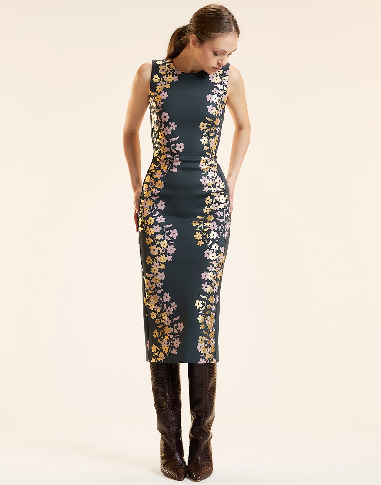 Sleeveless Bonded Dress