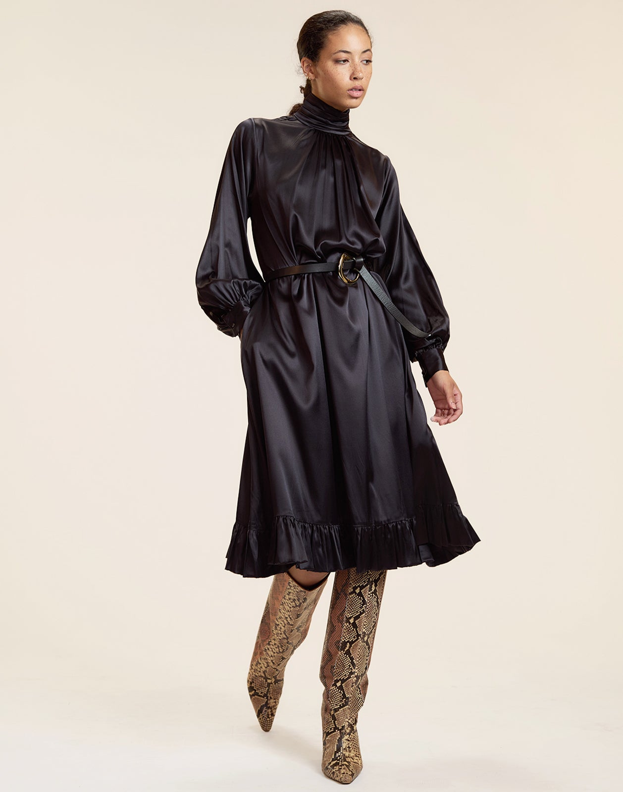 Monroe Silk Charmeuse Dress