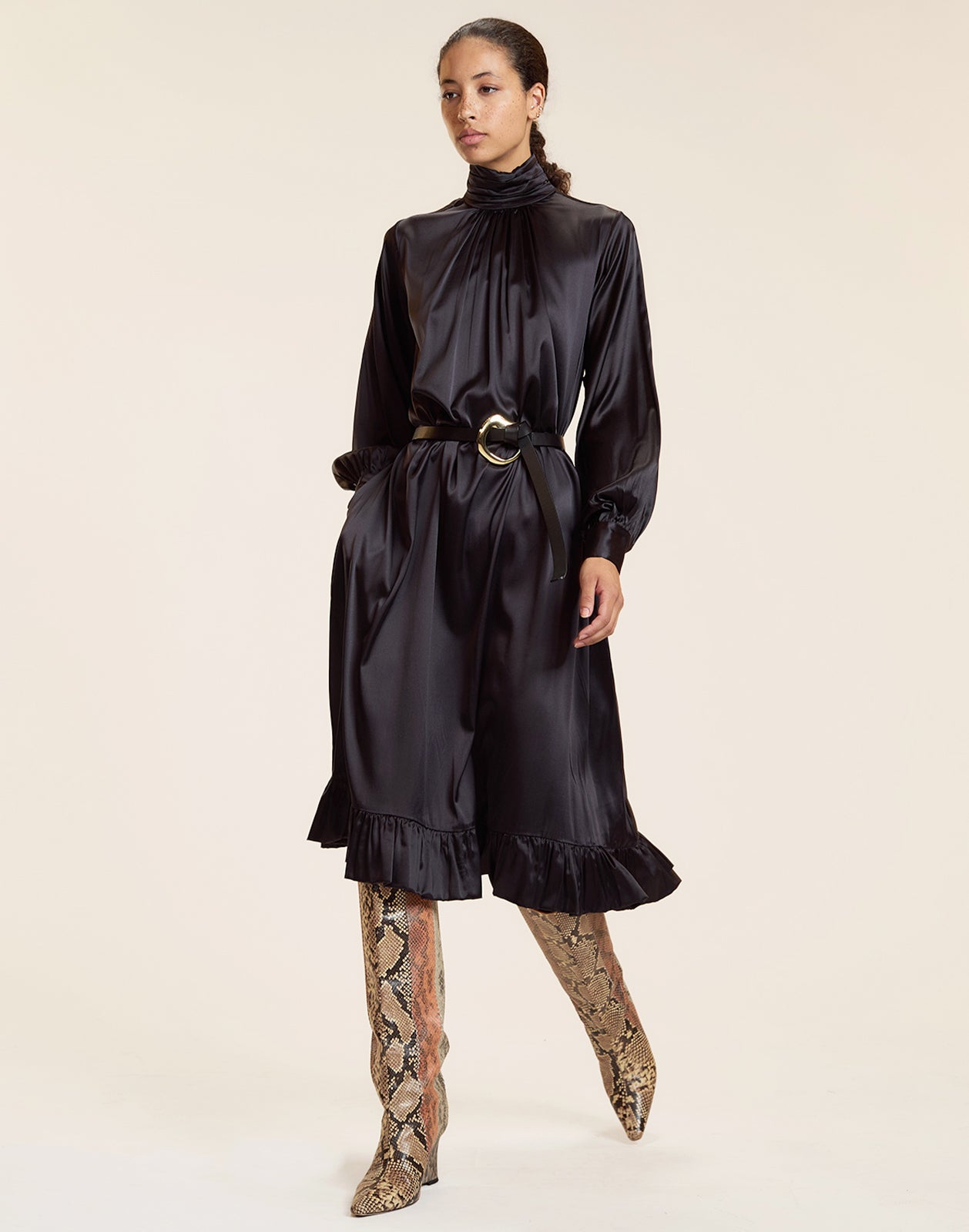 Monroe Silk Charmeuse Dress