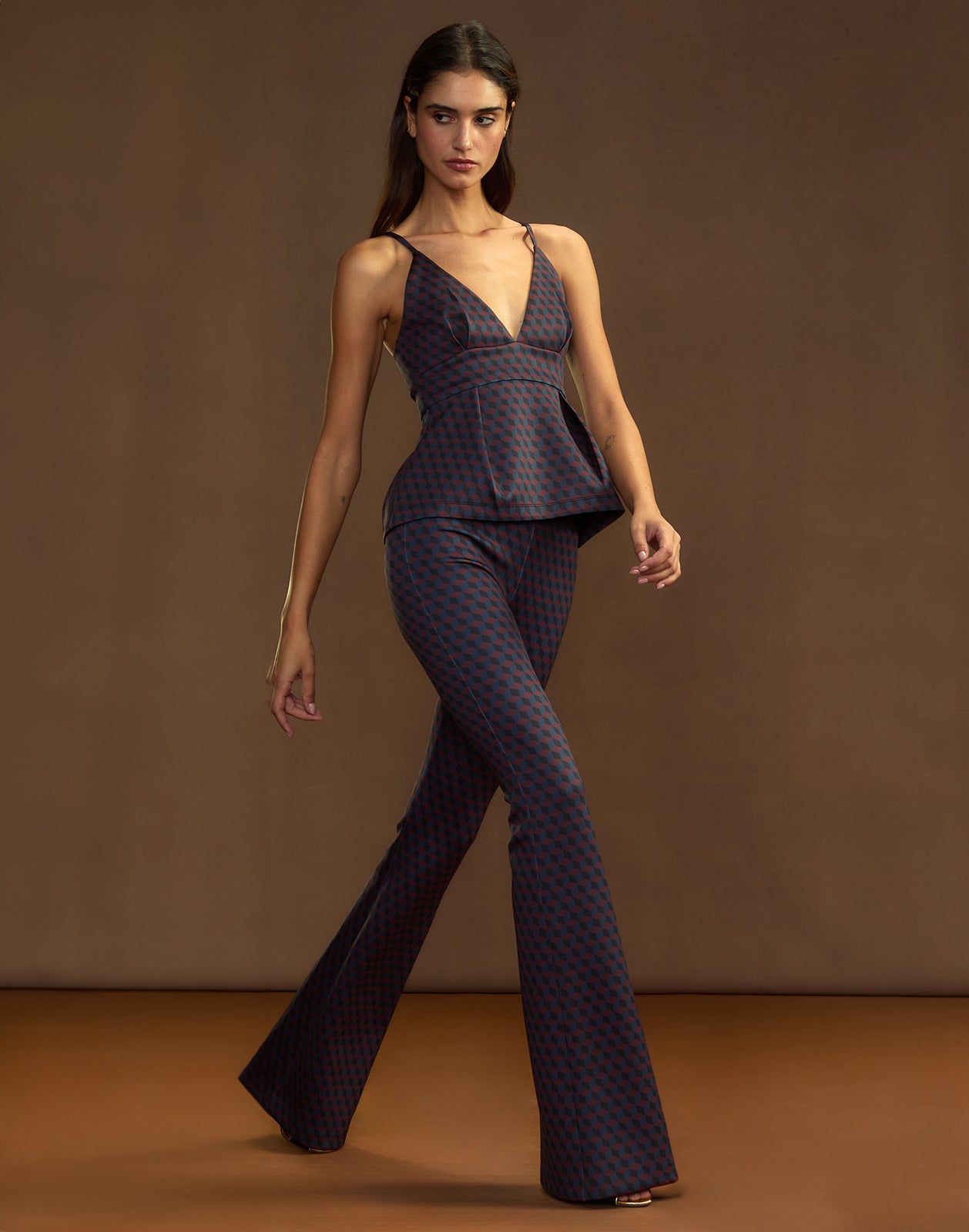 Cynthia Rowley Bonded Fit and Flare Pant