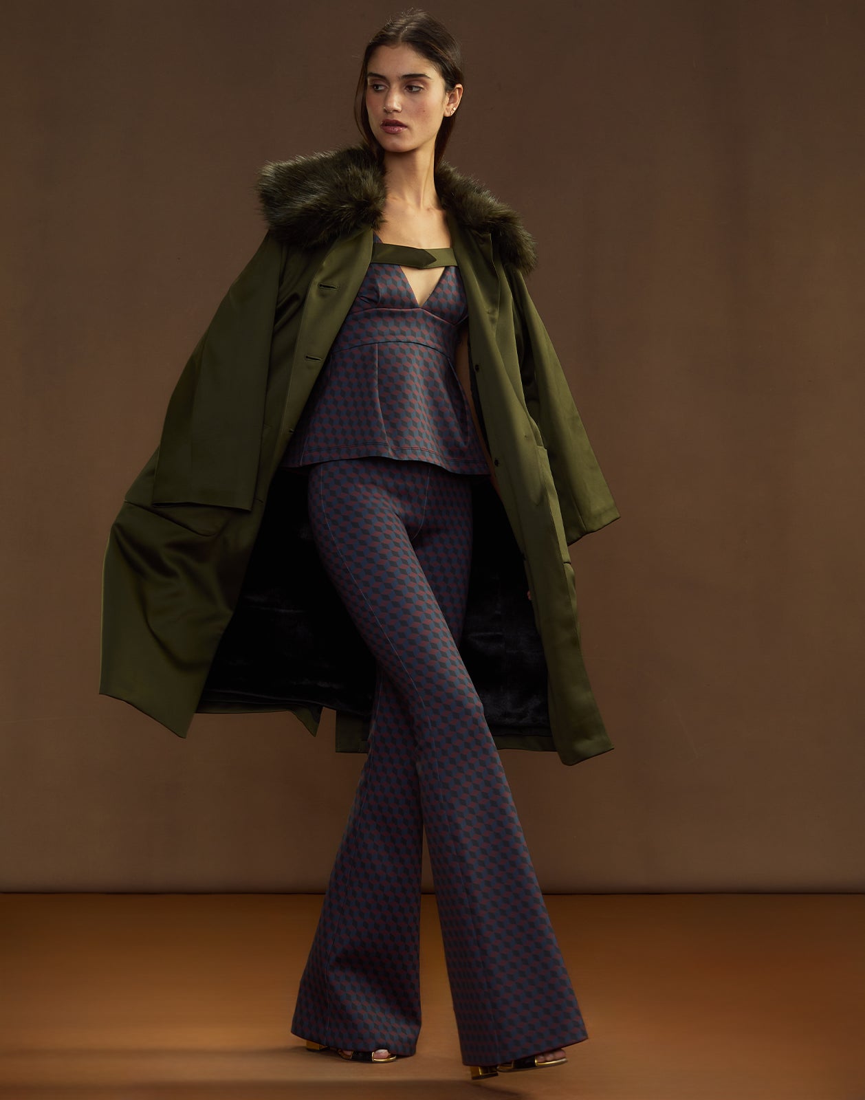 Cynthia Rowley Bonded Fit and Flare Pant