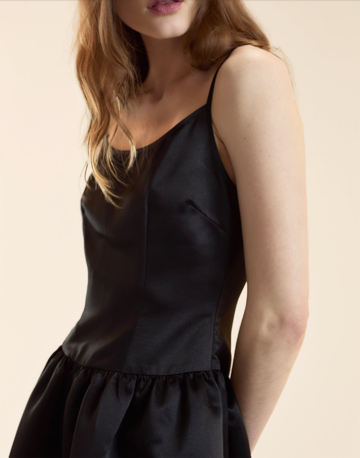 Cynthia Rowley Genevive Satin Midi Dress