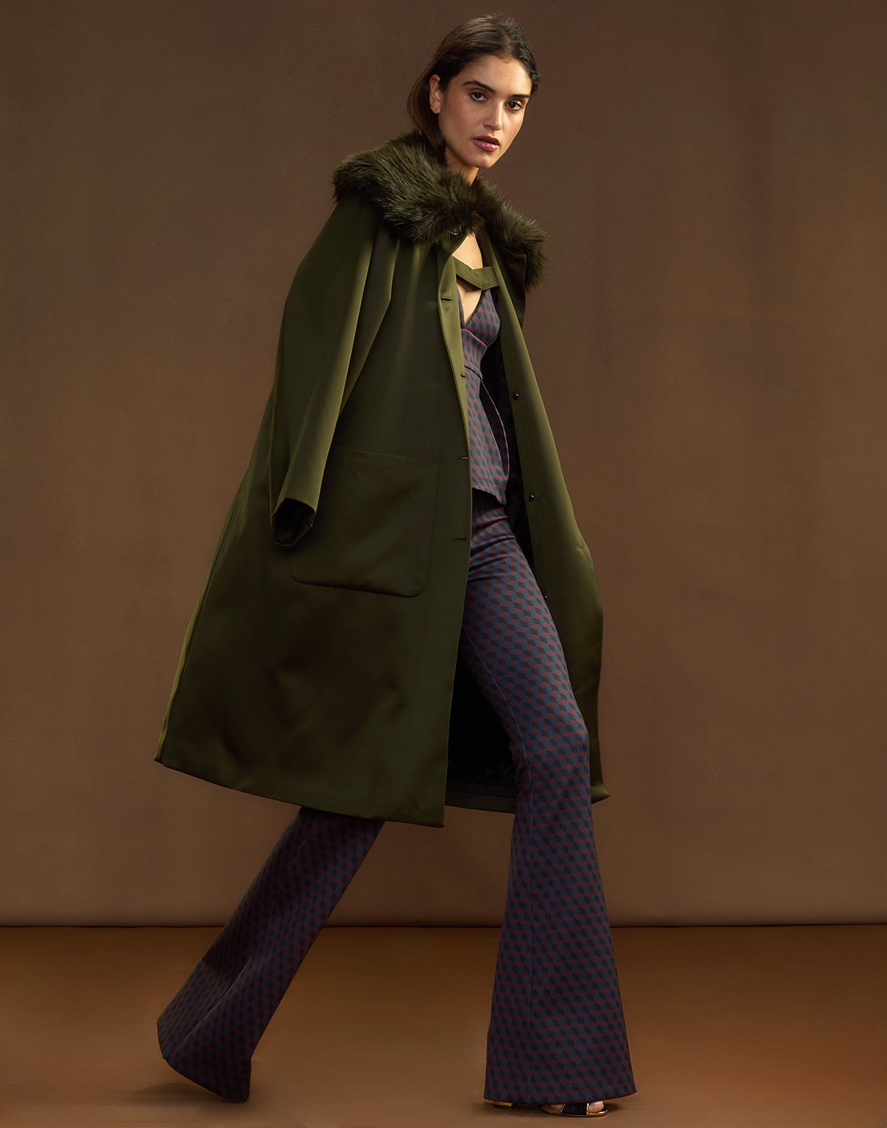 Cynthia Rowley Bonded Fit and Flare Pant