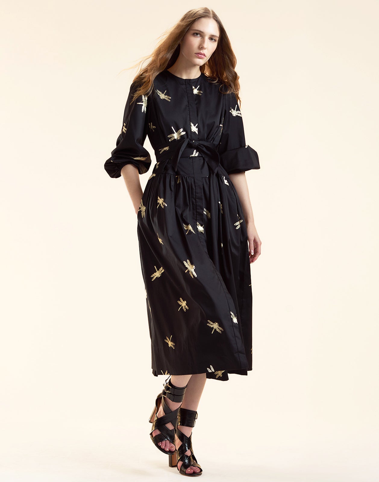 Cynthia Rowley Evermore Cotton Sateen Shirt Dress