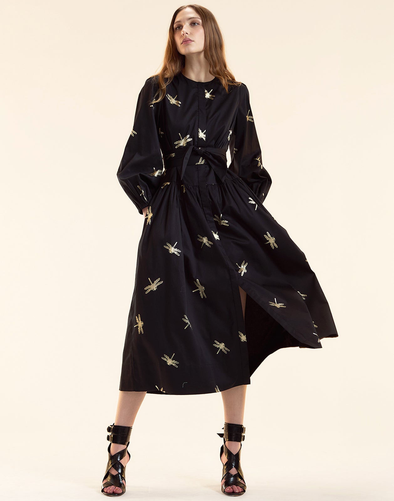 Cynthia Rowley Evermore Cotton Sateen Shirt Dress