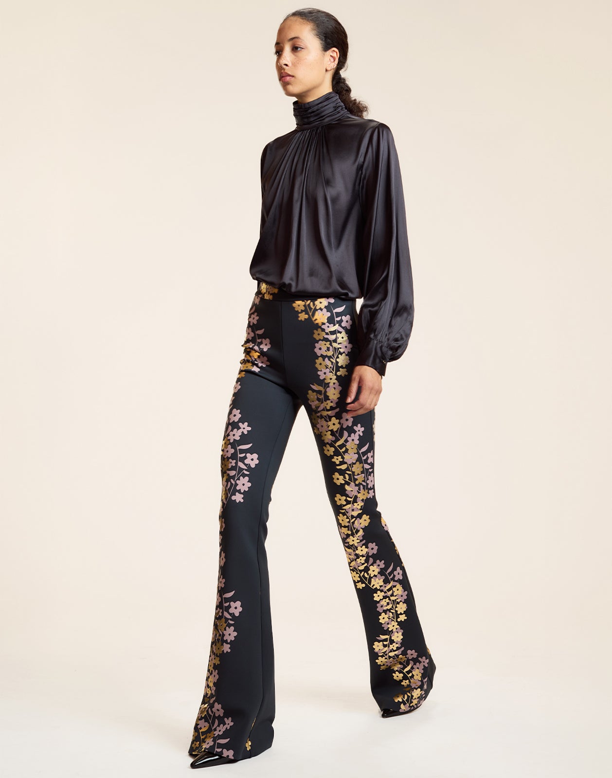 Metallic Bonded Pants