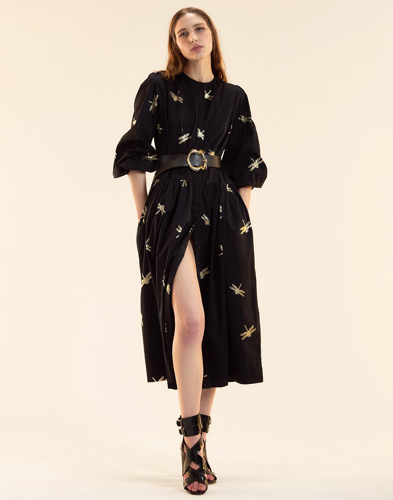 Cynthia Rowley Evermore Cotton Sateen Shirt Dress