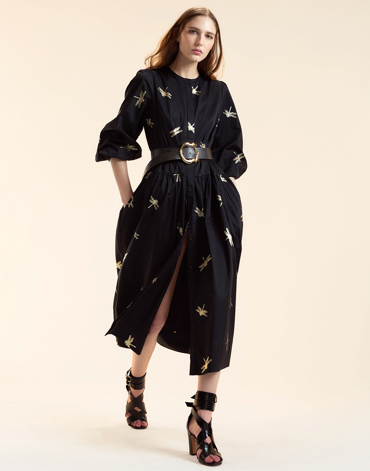 Cynthia Rowley Evermore Cotton Sateen Shirt Dress