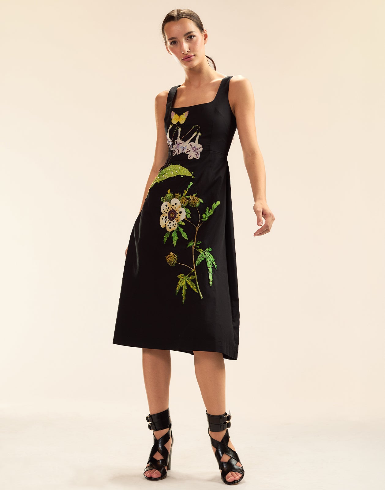 Cynthia Rowley Embellished Bellflower Dress