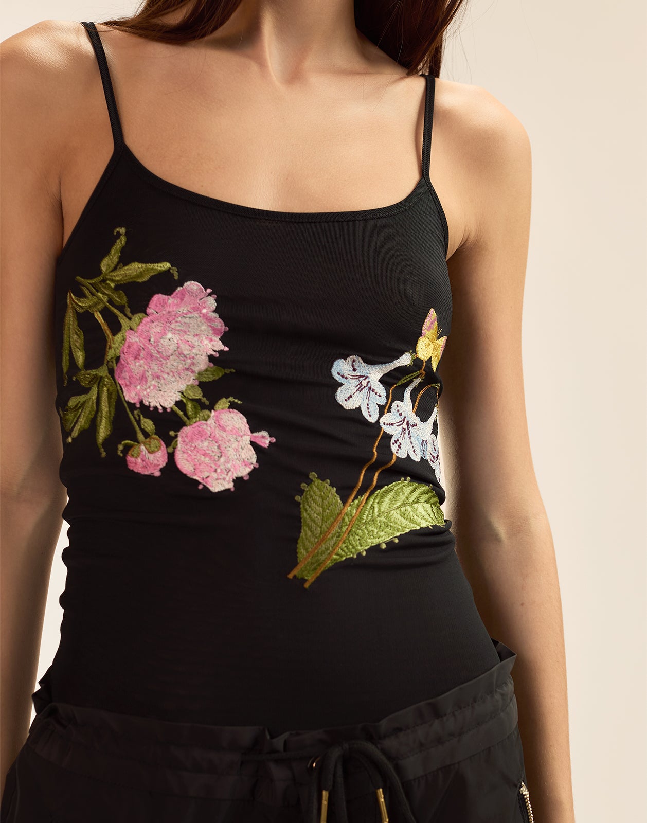 Cynthia Rowley Wildflower Embroidered Cami