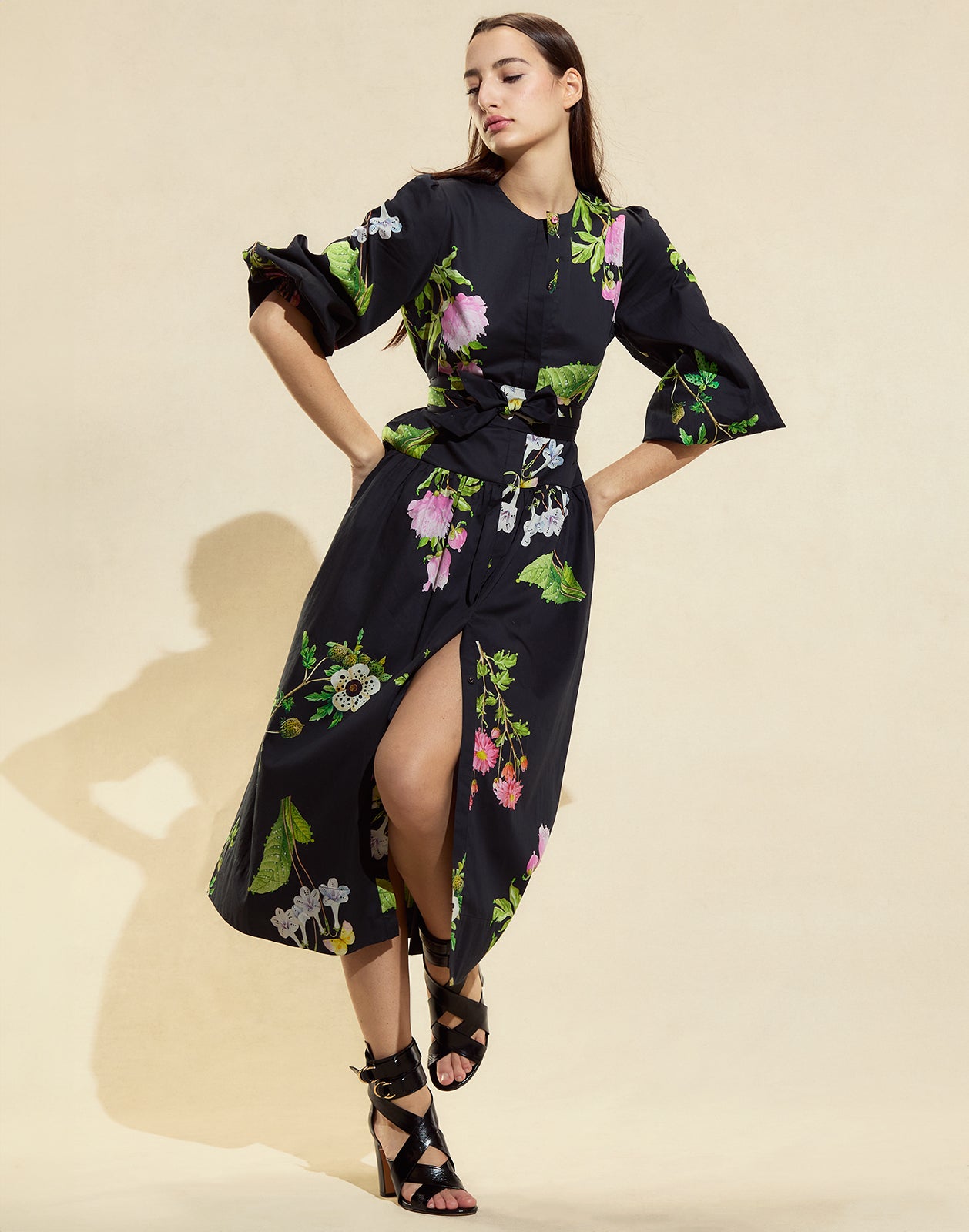 Cynthia Rowley Evermore Cotton Sateen Shirt Dress