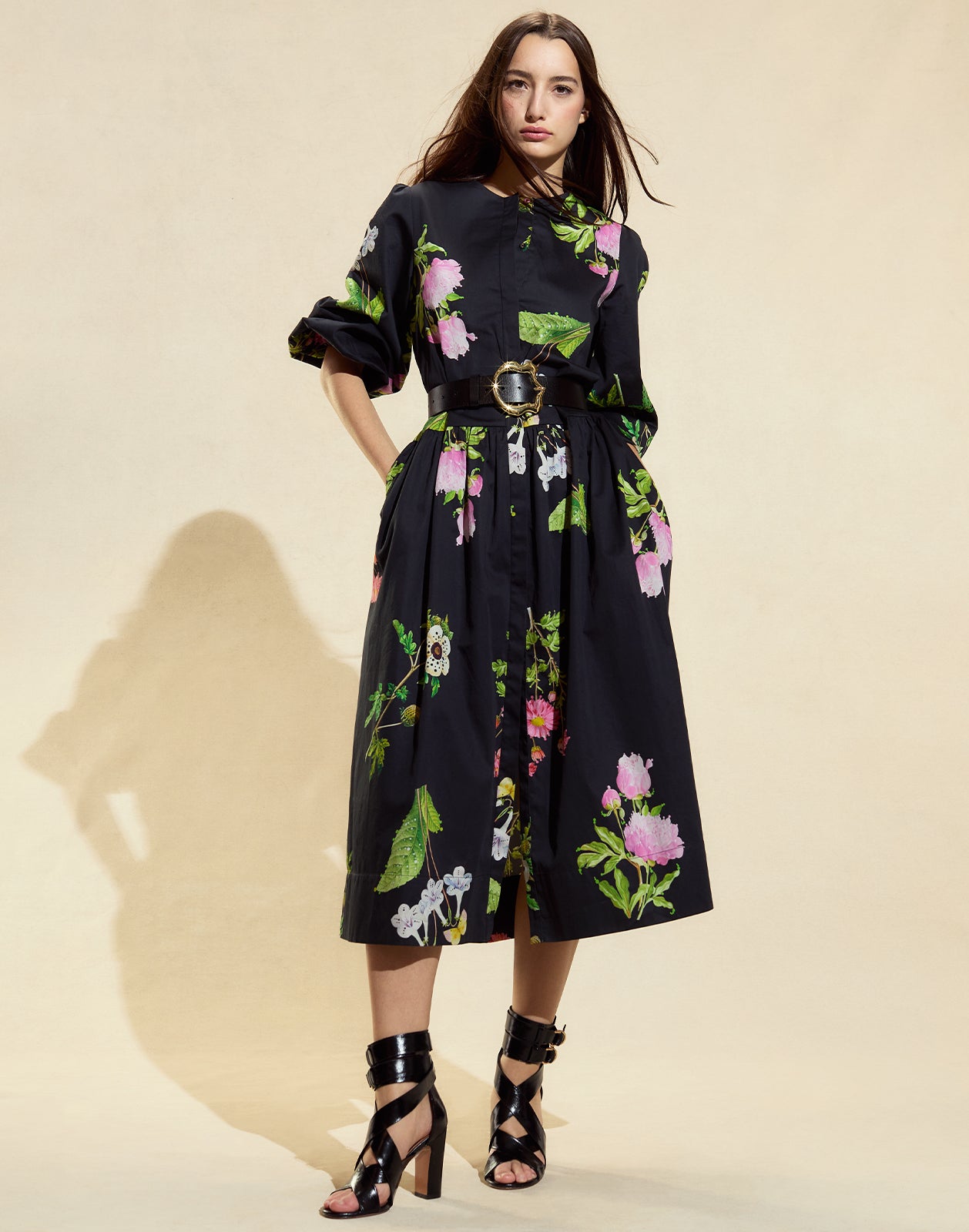 Cynthia Rowley Evermore Cotton Sateen Shirt Dress