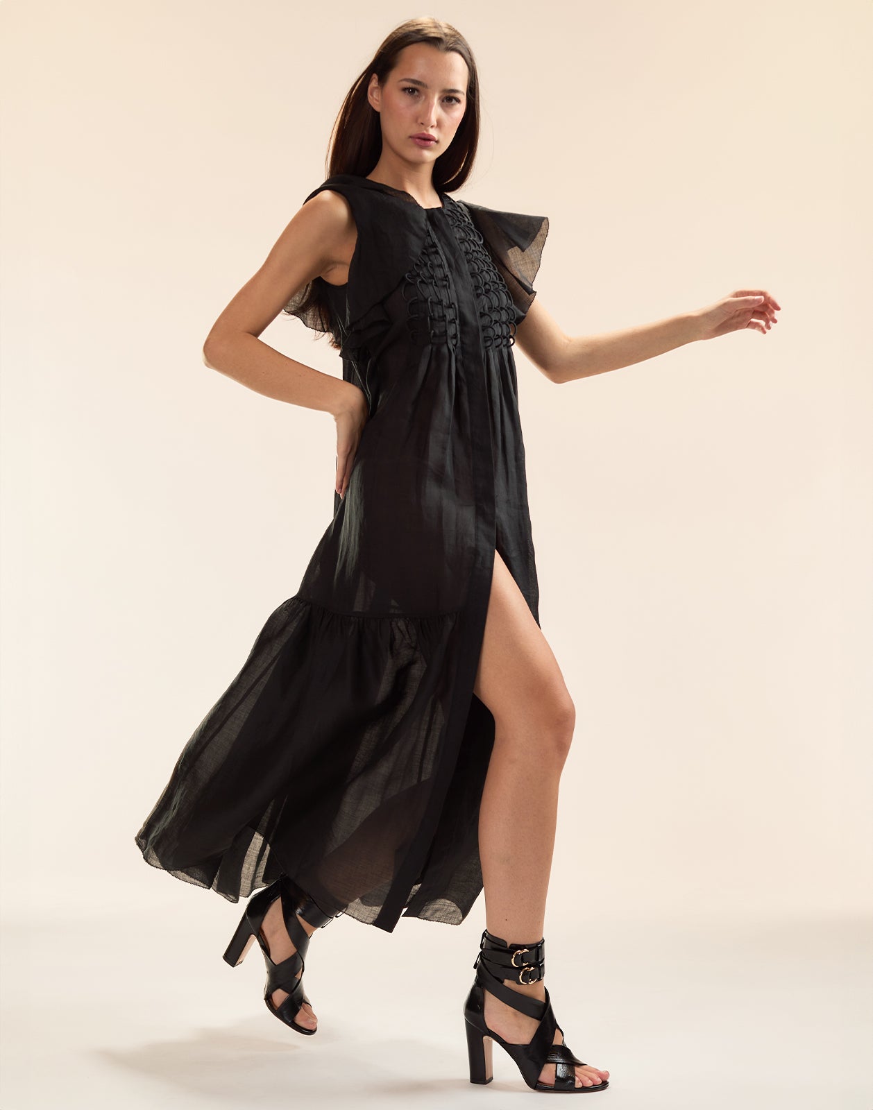Cynthia Rowley Mallorca Ramie Kaftan