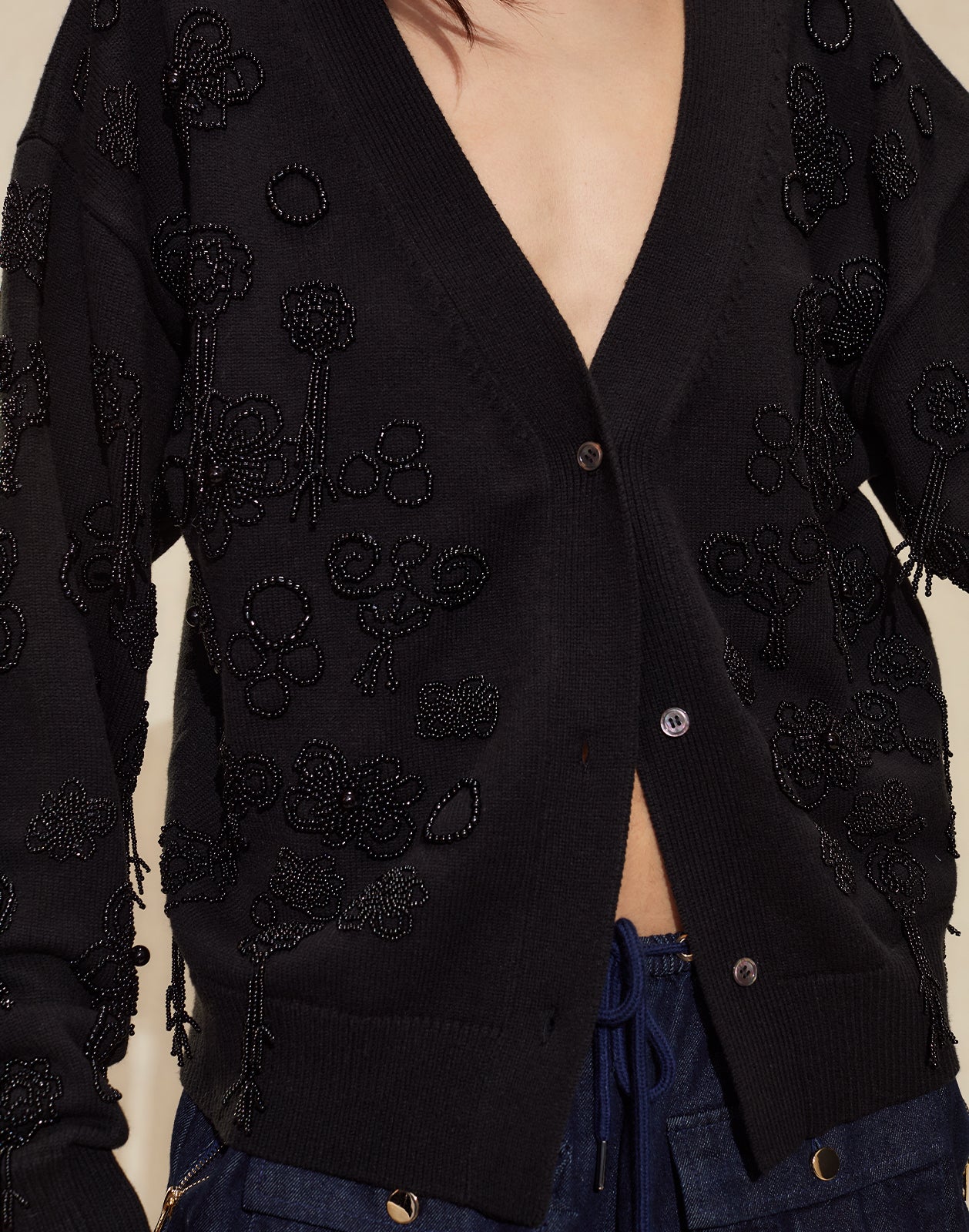 Cynthia Rowley Paloma Boyfriend Cardigan