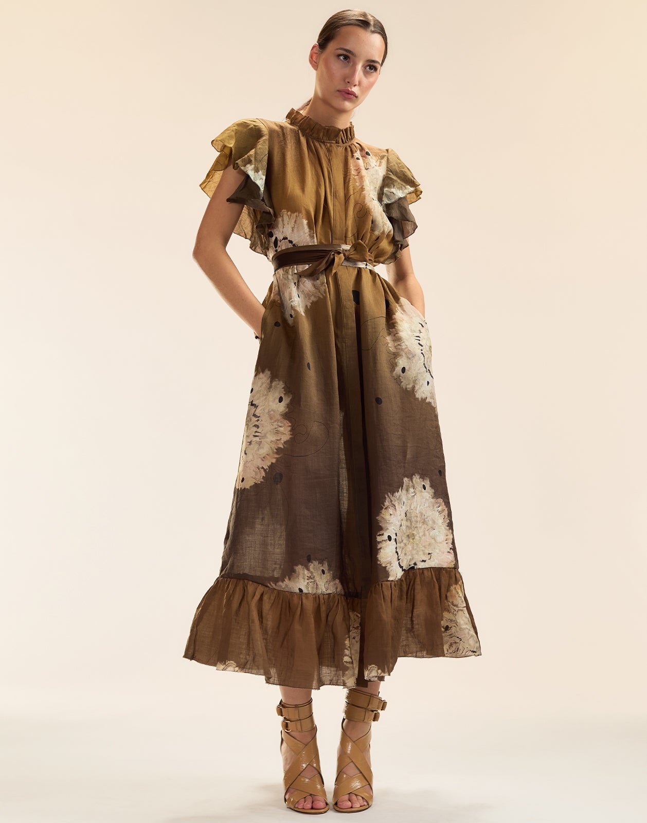 Cynthia Rowley Umbria Ramie Kaftan