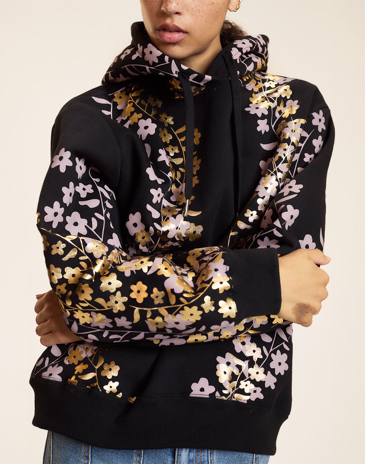 Gold Foil Hoodie