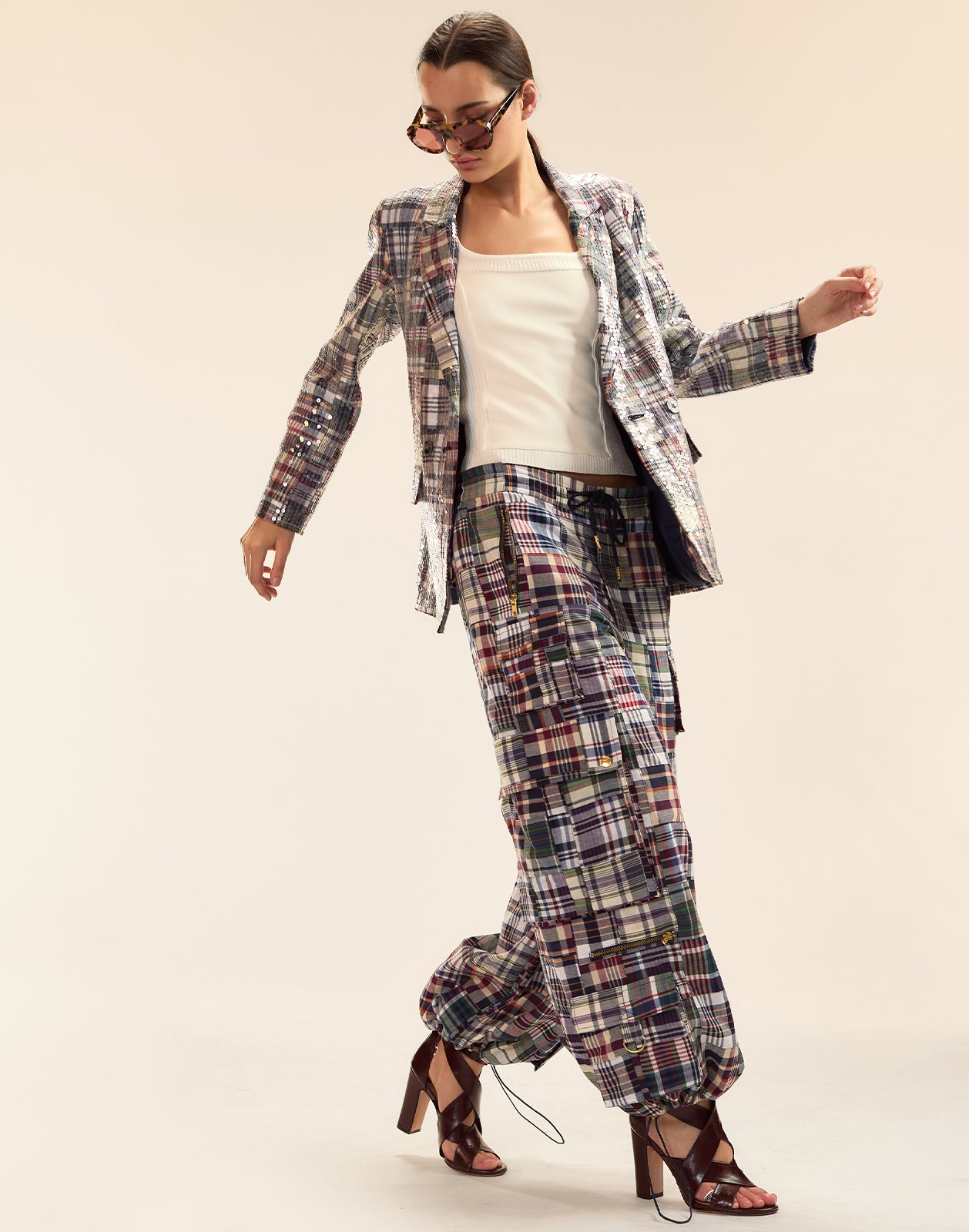 Cynthia Rowley Marisol Madras Cargos