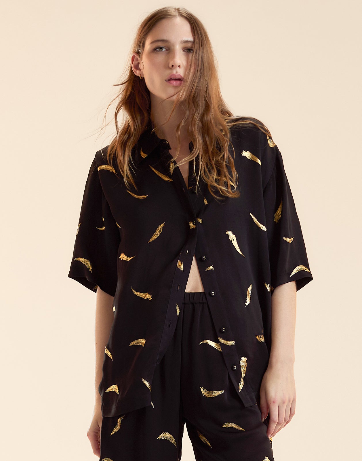 Cynthia Rowley Light as a Feather Camp Shirt