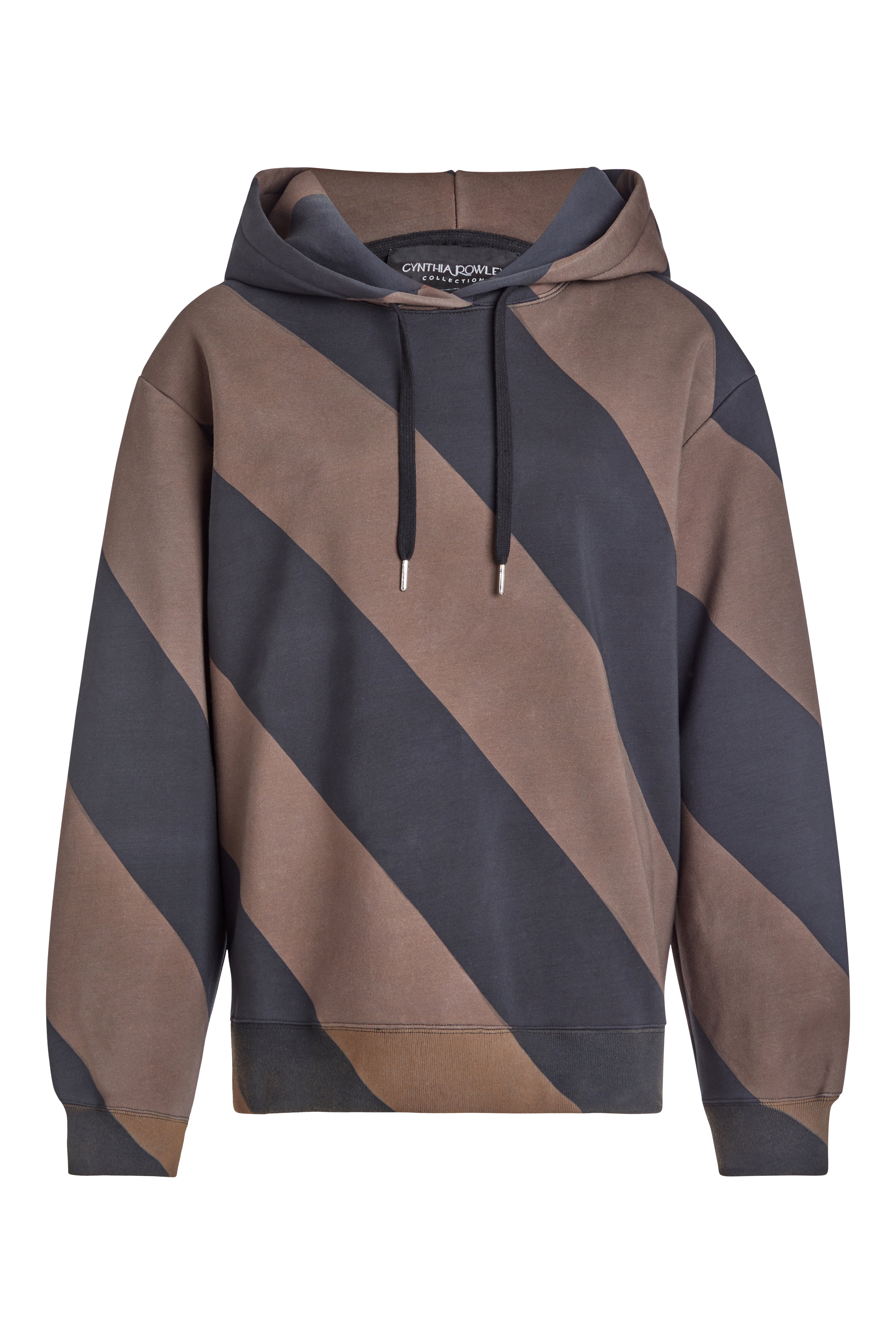 Cynthia Rowley Drew Striped Hoodie