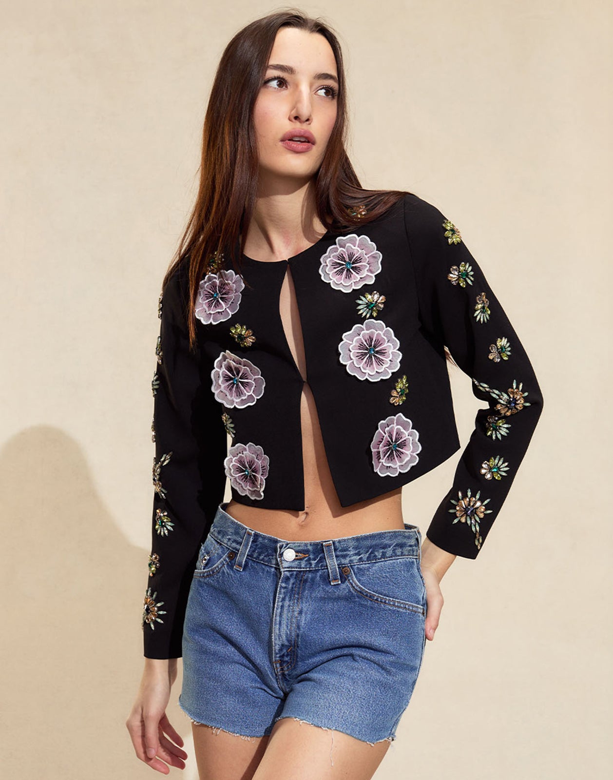 Cynthia Rowley Florencia Embellished Jacket