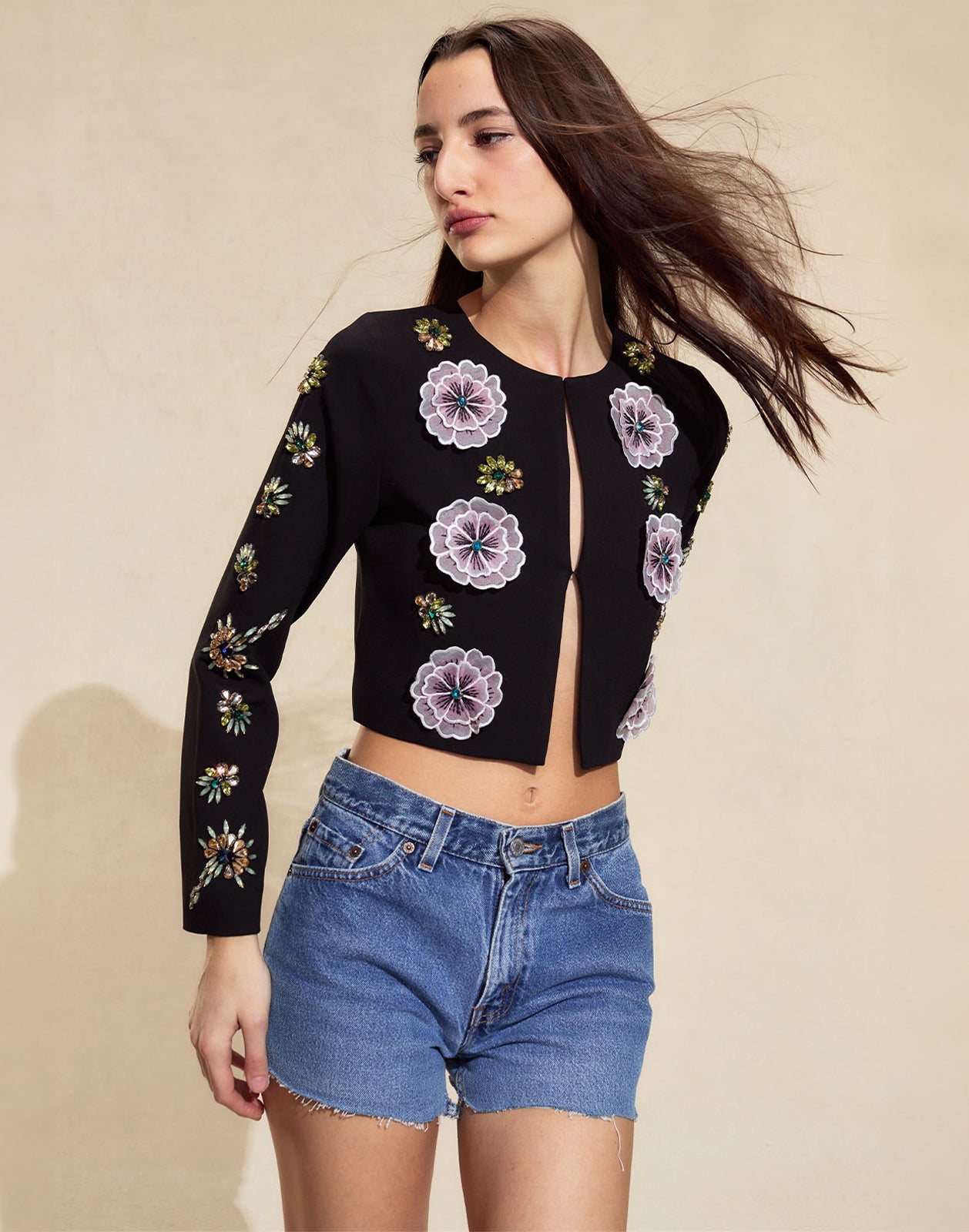 Cynthia Rowley Florencia Embellished Jacket