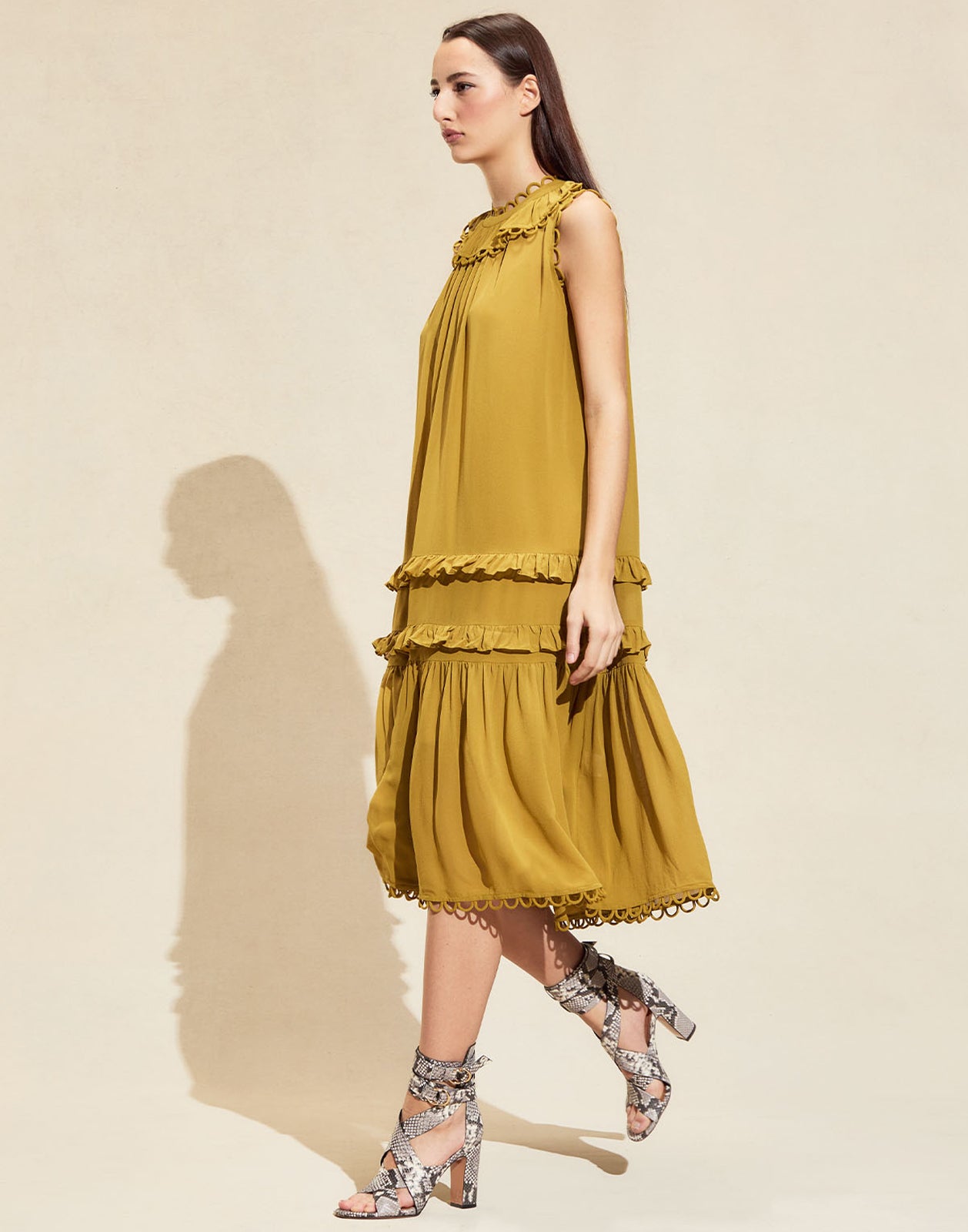 Cynthia Rowley Annabelle Sleeveless Midi Dress