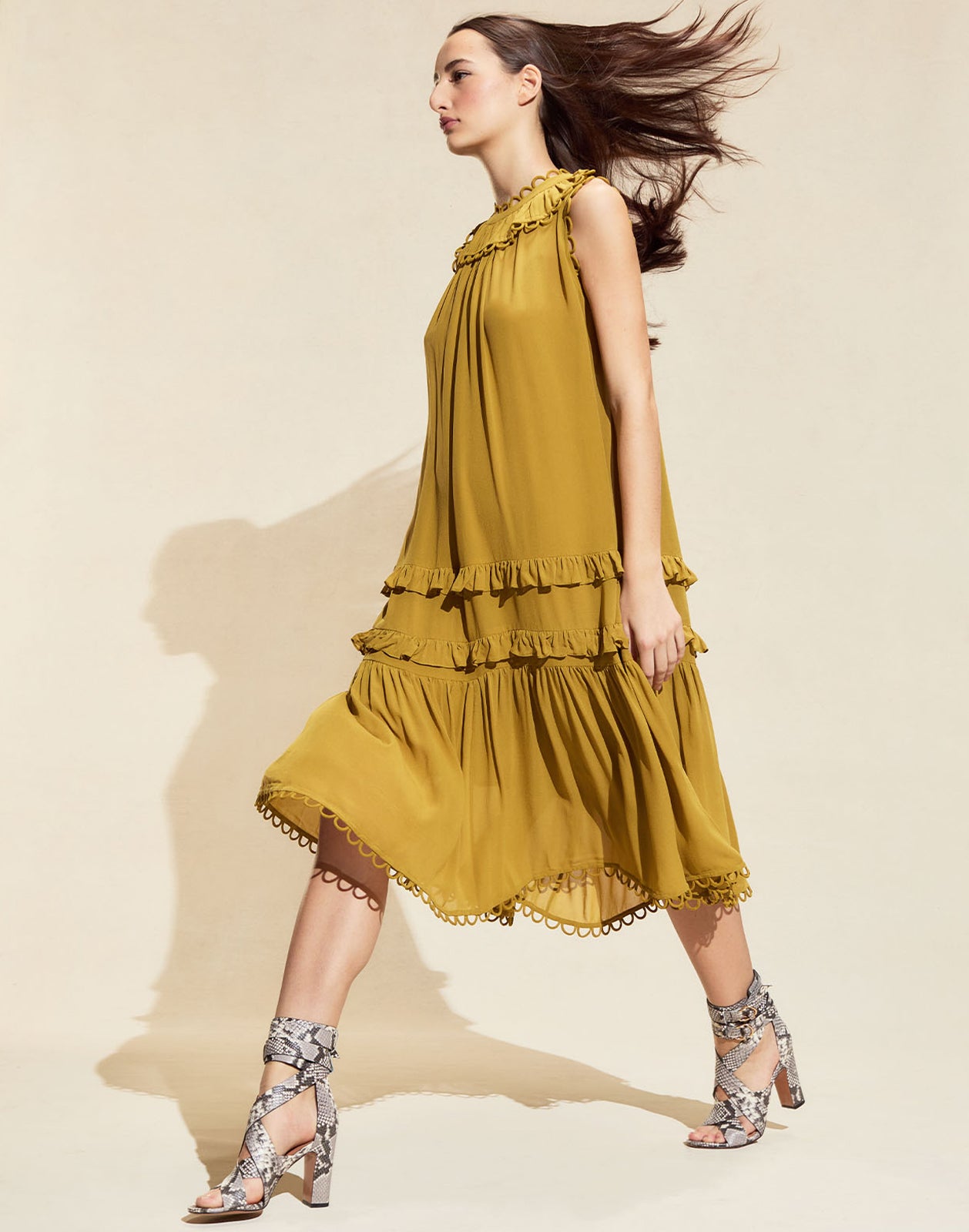Cynthia Rowley Annabelle Sleeveless Midi Dress