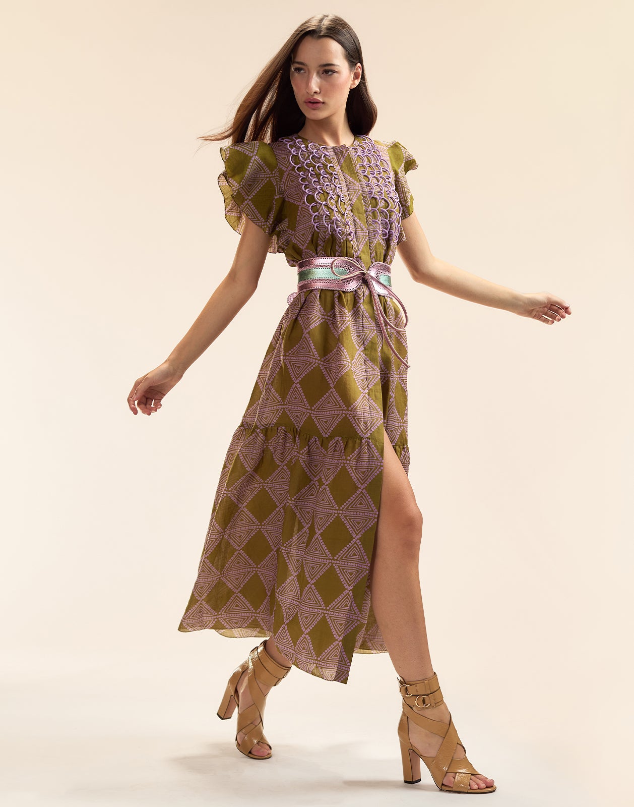 Cynthia Rowley Mallorca Ramie Kaftan