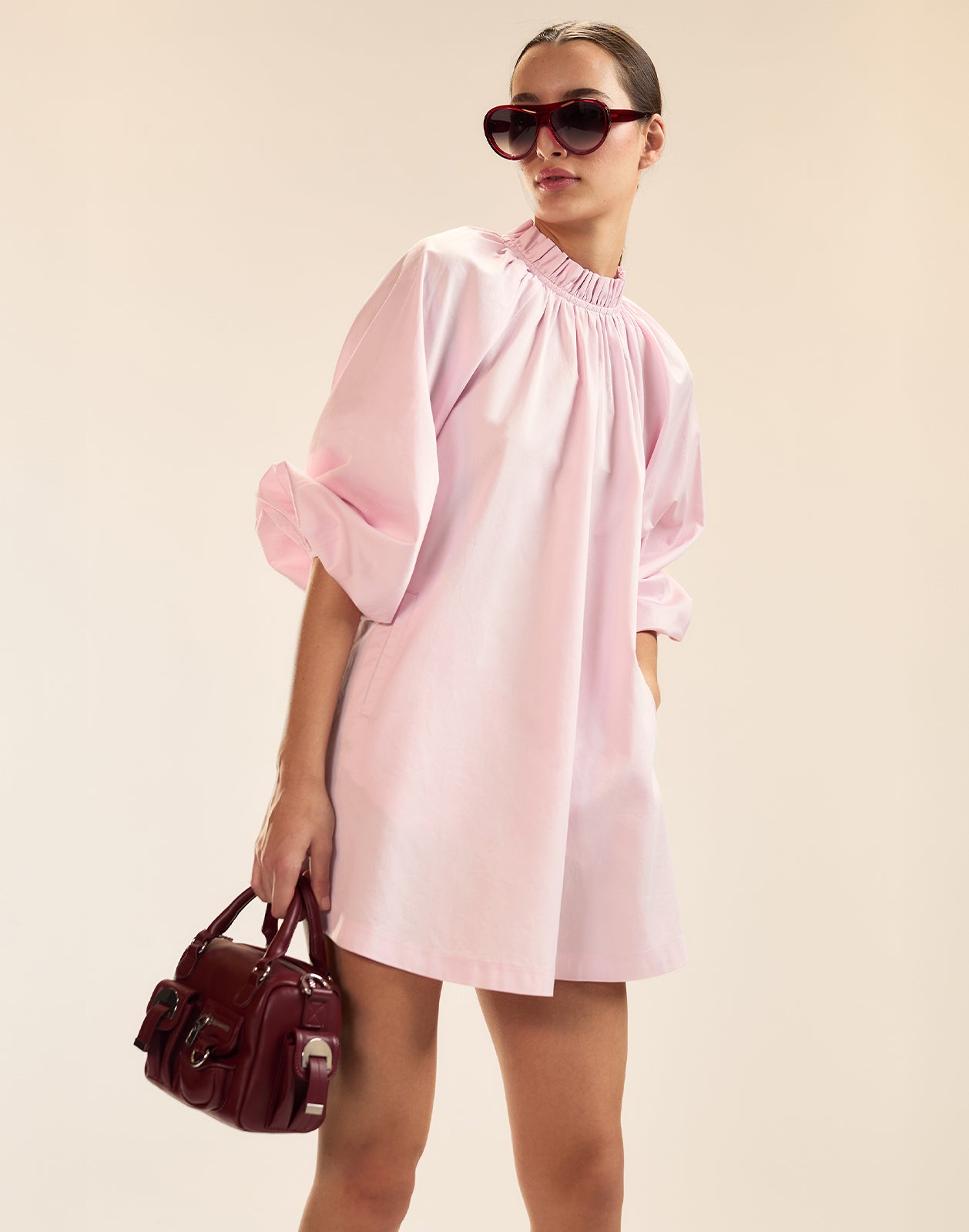 Cynthia Rowley Macaron Mini Shift Dress