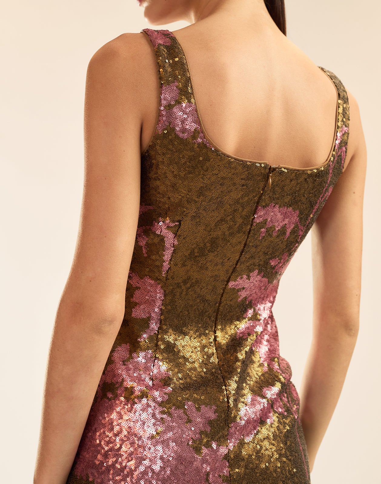 Golden Hour Sequin Dress Cynthia Rowley