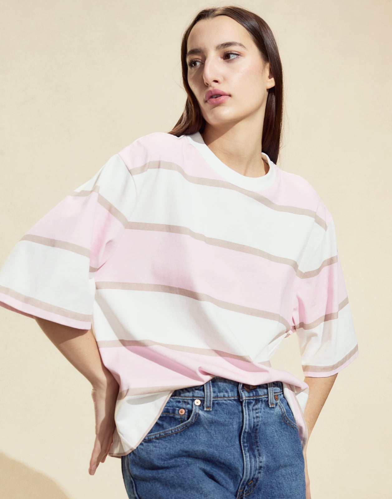 Cynthia Rowley Malibu Striped Tee