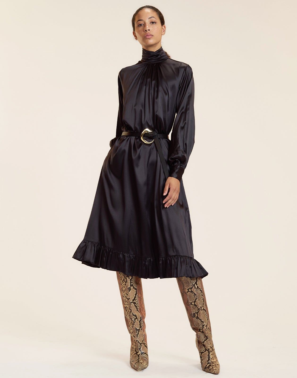 Monroe Silk Charmeuse Dress