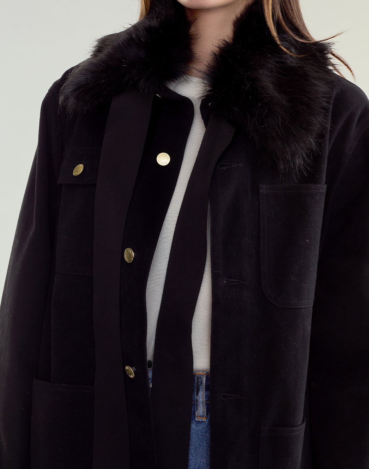 Outward Bound Field Removable Fur Collar Jacket