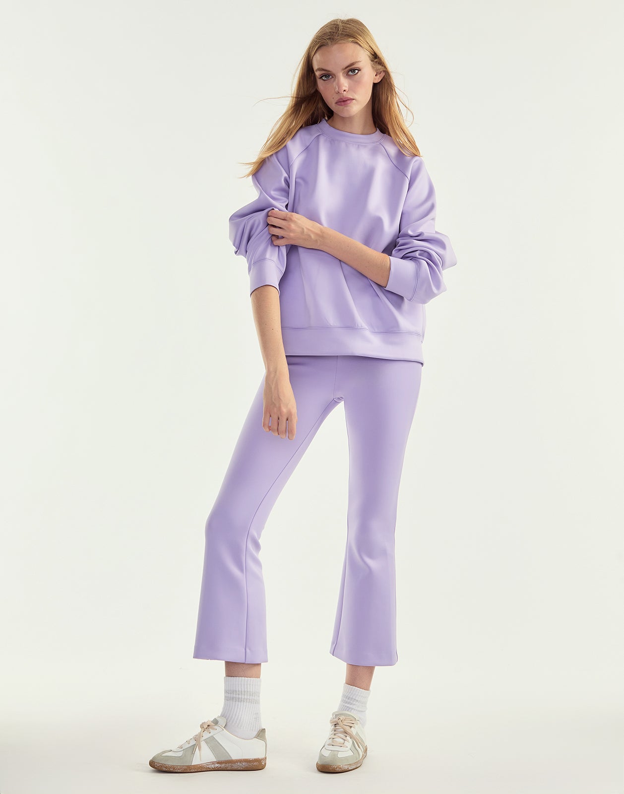 Cynthia Rowley Bonded Pullover Sweatshirt
