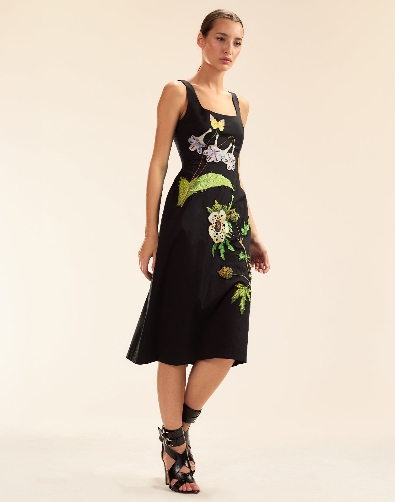 Cynthia Rowley Embellished Bellflower Dress