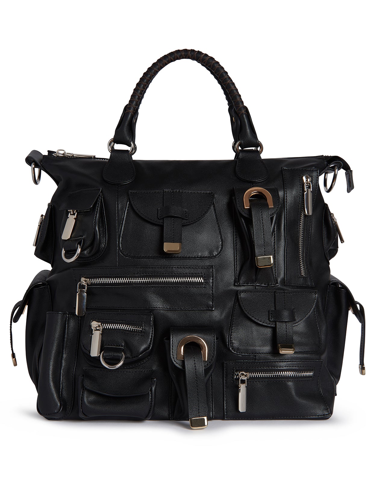 Cynthia Rowley Leather Cargo Pocket Bag