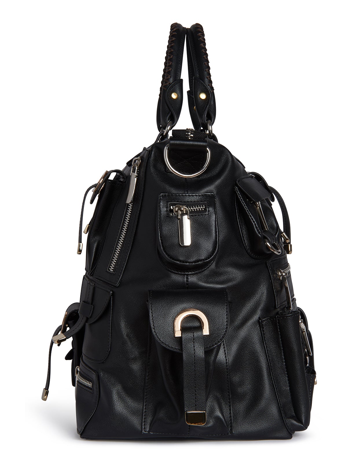 Cynthia Rowley Leather Cargo Pocket Bag